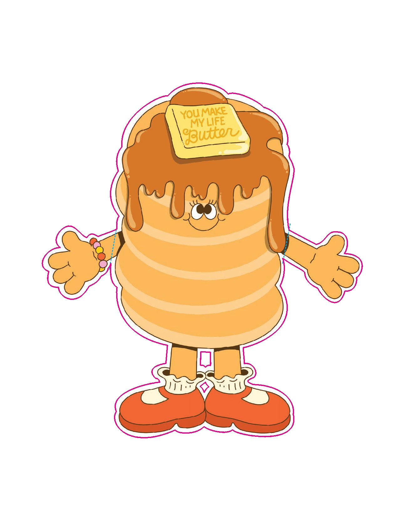 Comfort Food Hugs Notecards