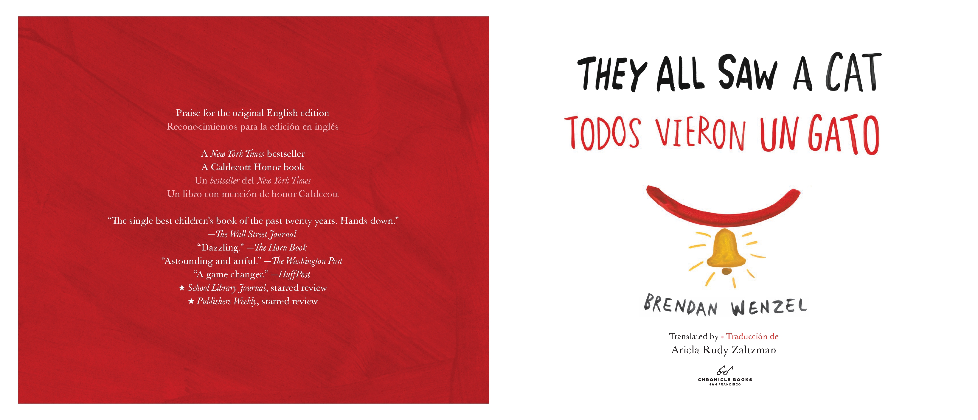 They All Saw a Cat/Todos vieron un gato (English-Spanish Bilingual Edition)