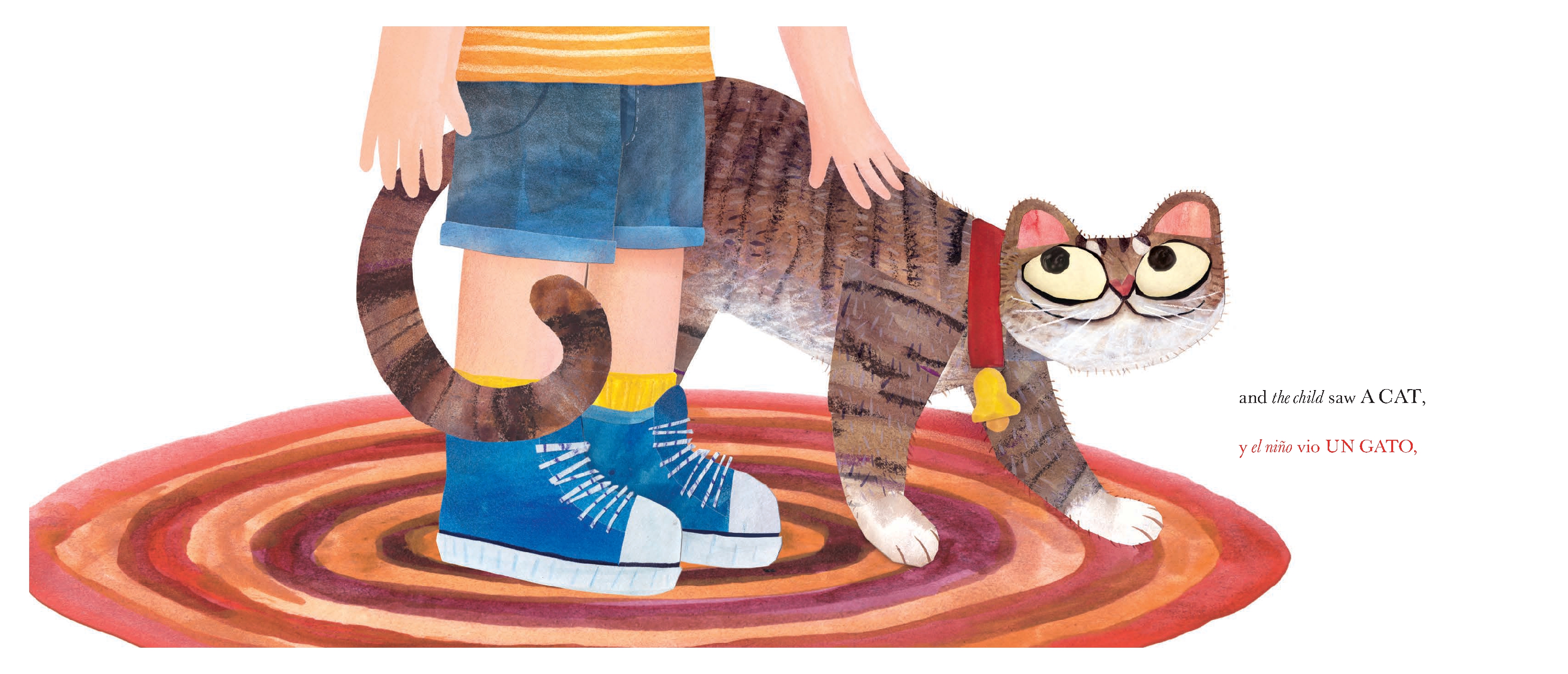 They All Saw a Cat/Todos vieron un gato (English-Spanish Bilingual Edition)