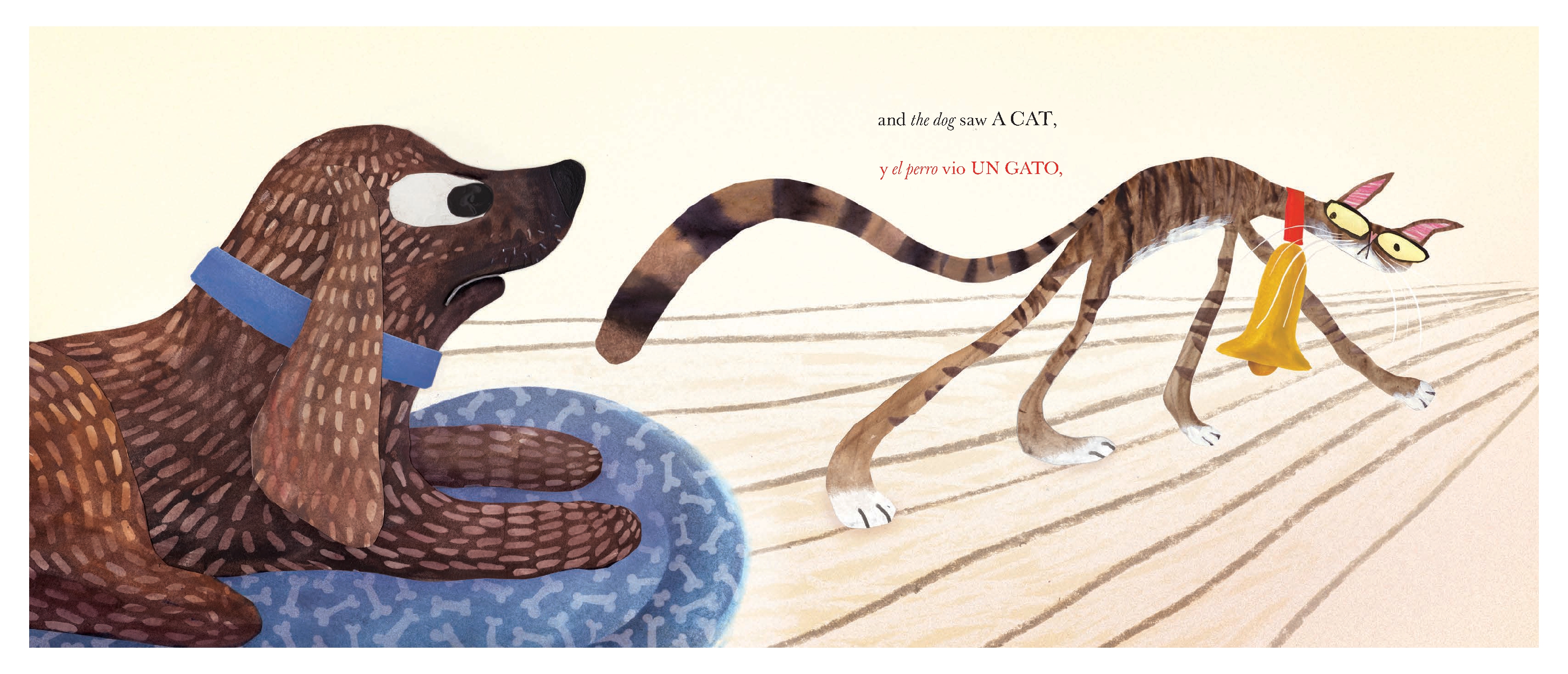 They All Saw a Cat/Todos vieron un gato (English-Spanish Bilingual Edition)