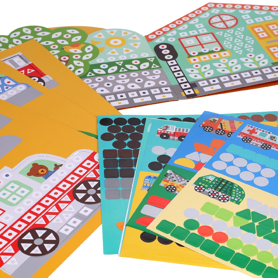 Mosaic Sticker Activity: On the Move