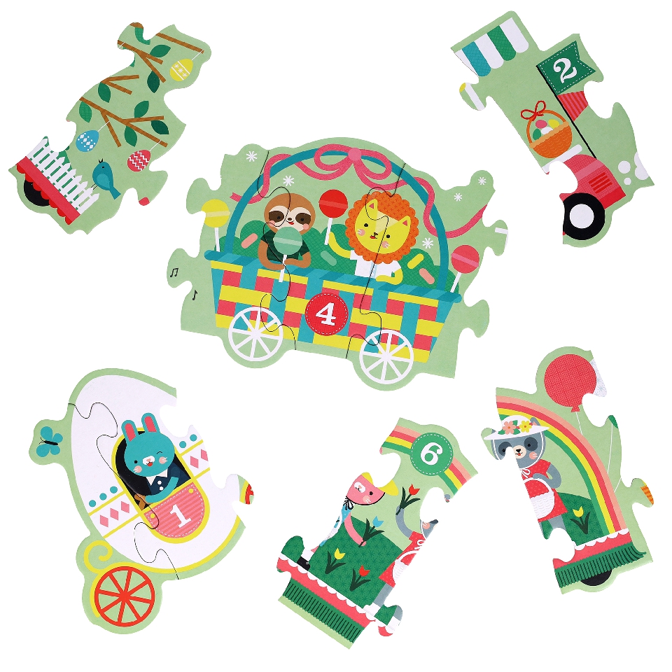 Easter Parade Shaped Floor Puzzle
