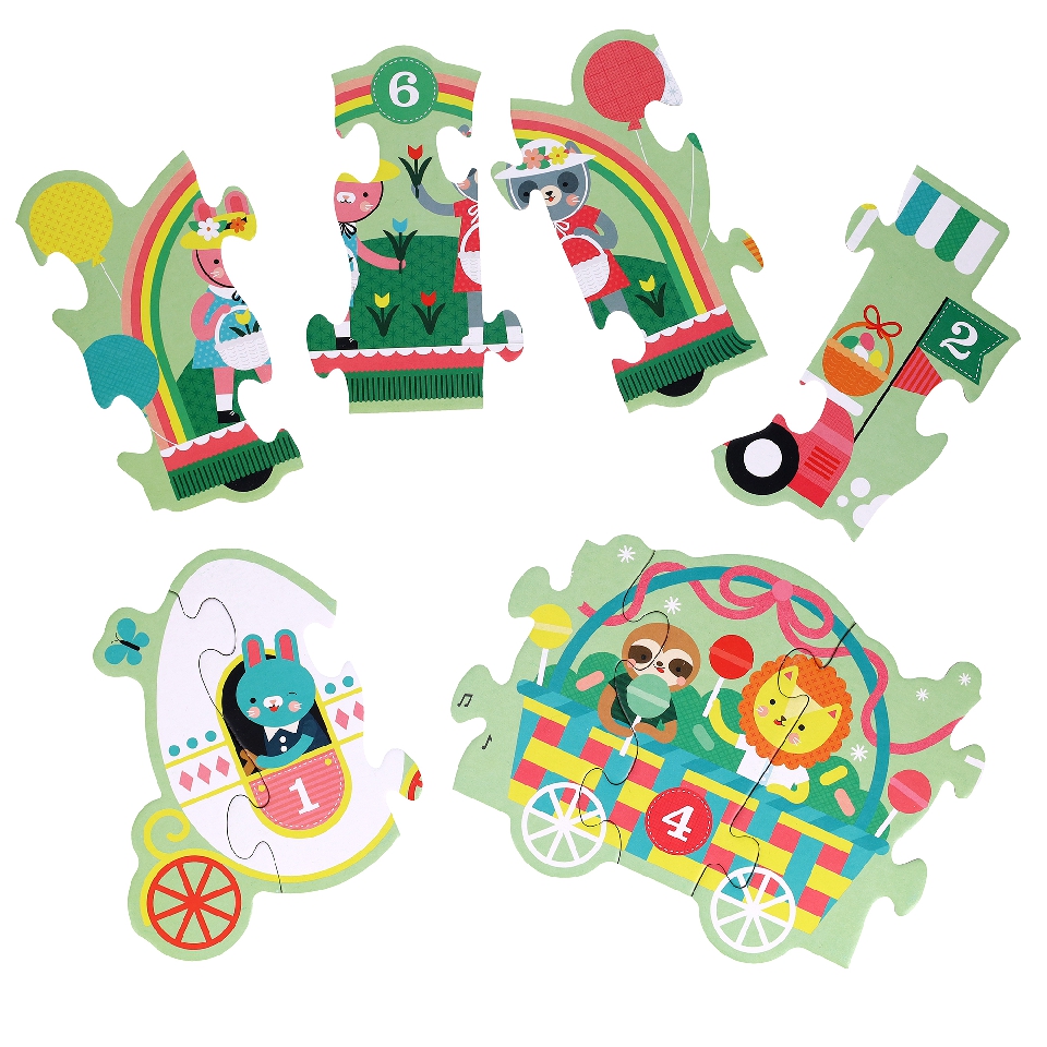 Easter Parade Shaped Floor Puzzle