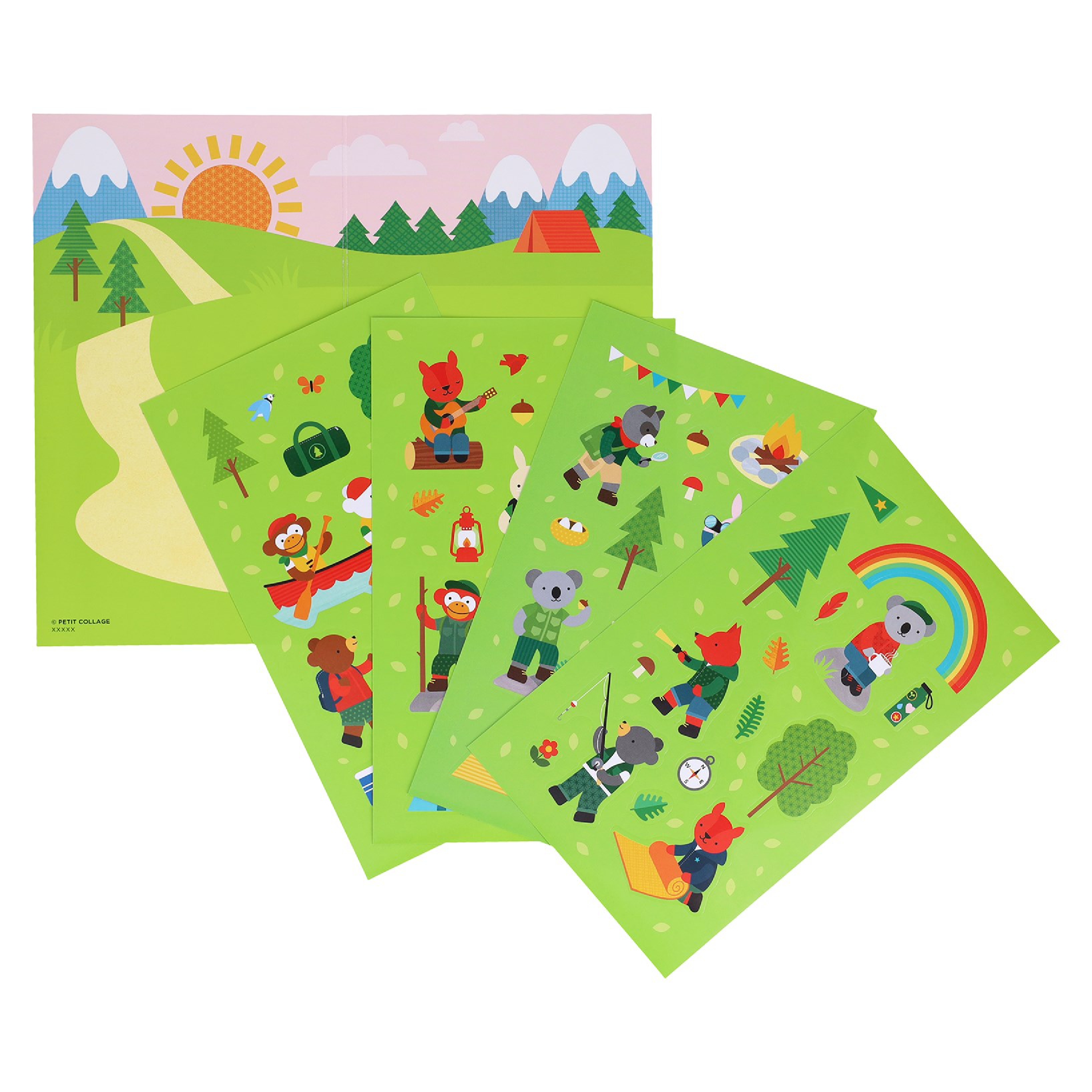 Mini Sticker Set: Little Campers CDU of 20