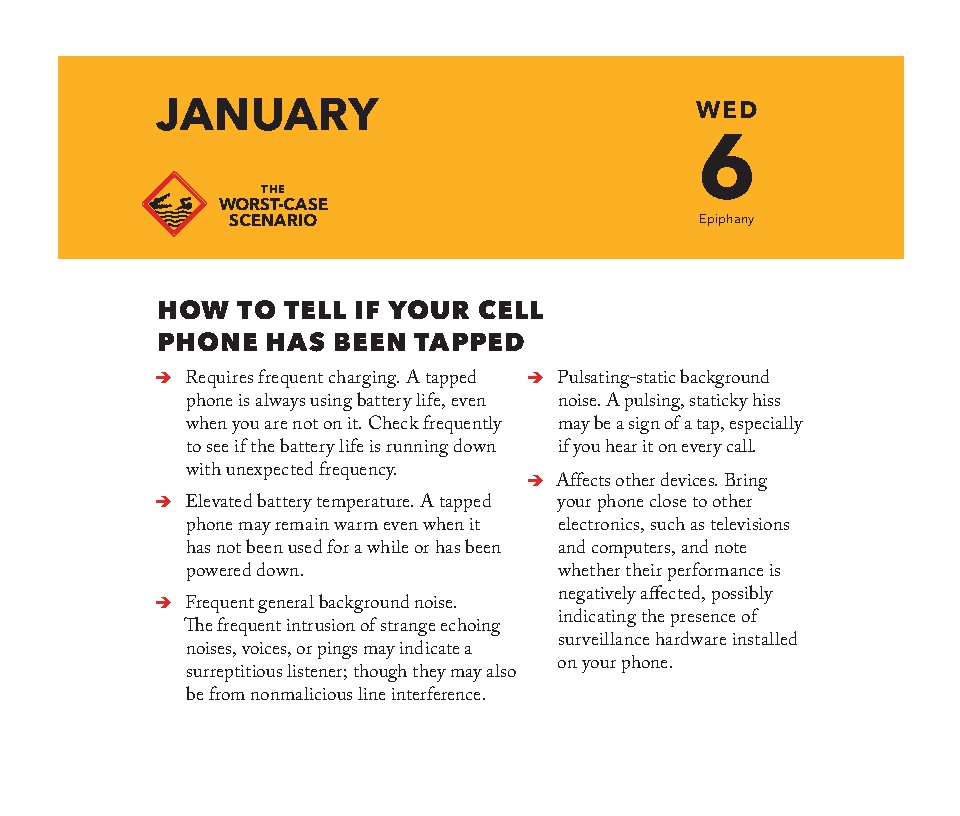 Worst-Case Scenario 2027 Daily Calendar