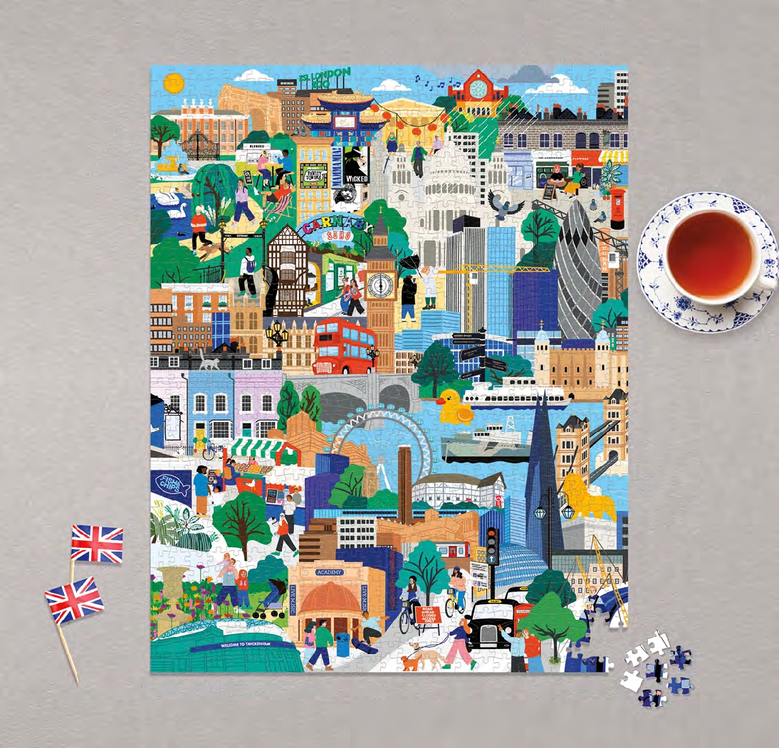 London Calling City Life 1000-piece Jigsaw Puzzle