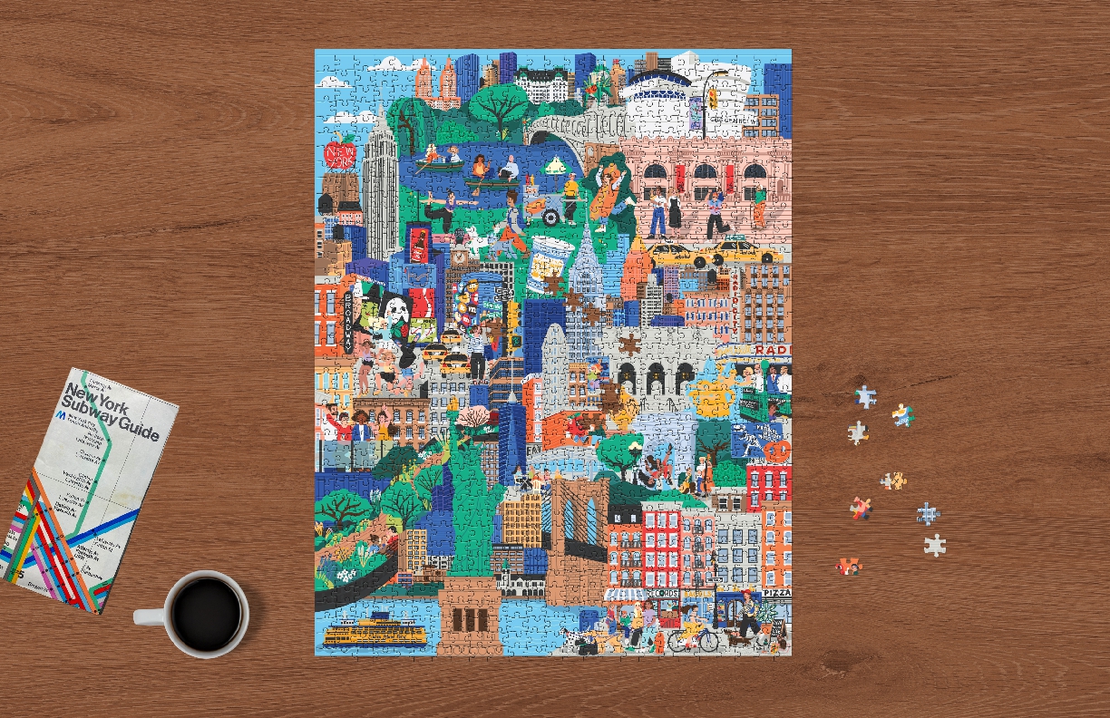 New York, New York! City Life 1000-piece Jigsaw Puzzle