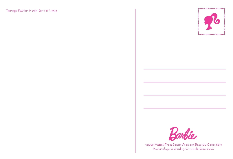 Barbie Postcard Box