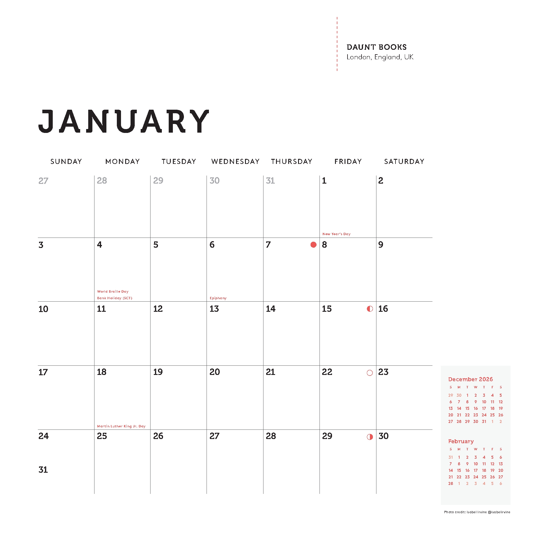 This Is My Bookstore 2027 Wall Calendar