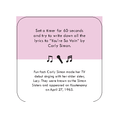 After Dinner Amusements: Song Connections