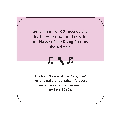 After Dinner Amusements: Song Connections