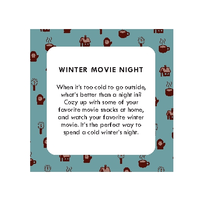 After Dinner Amusements: Cozy Days