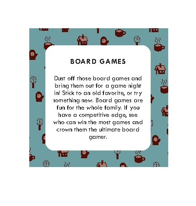 After Dinner Amusements: Cozy Days