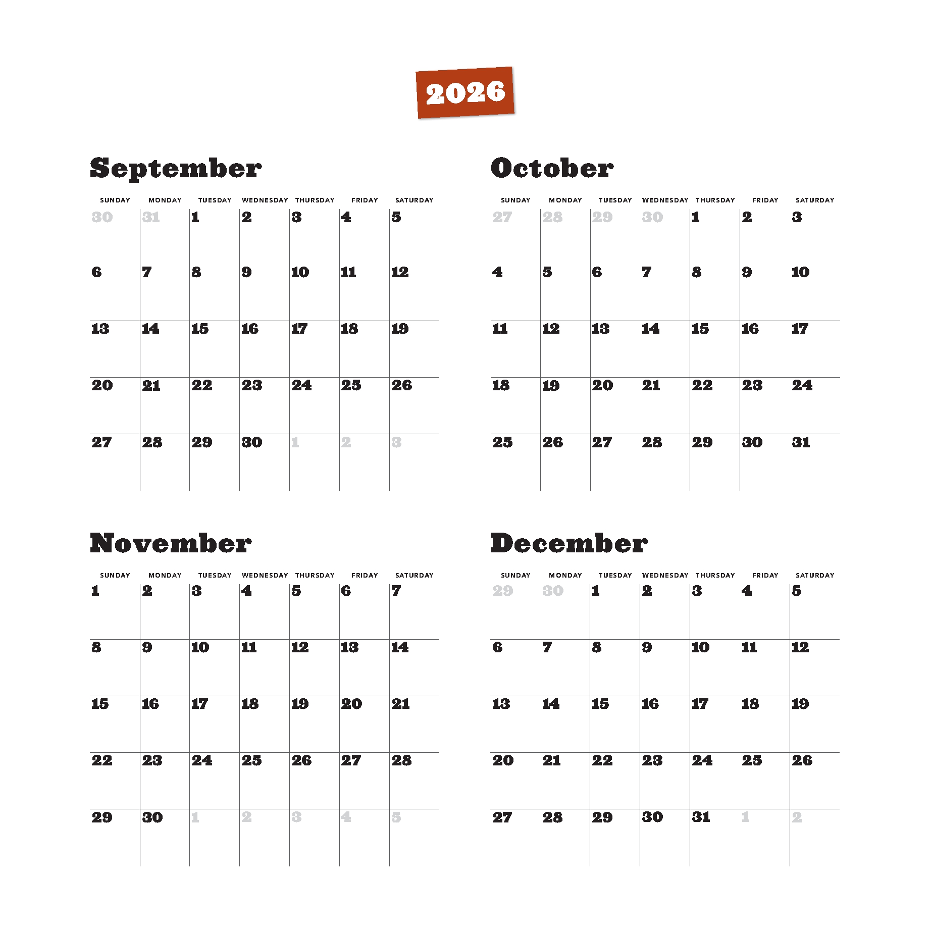 Grumpy Cat 2027 Wall Calendar