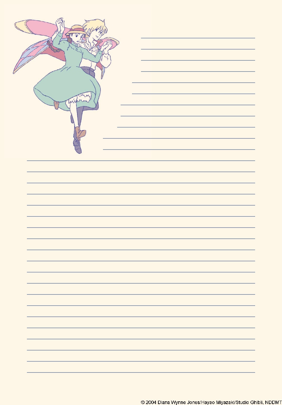 Studio Ghibli® Howl's Moving Castle Stationery Set