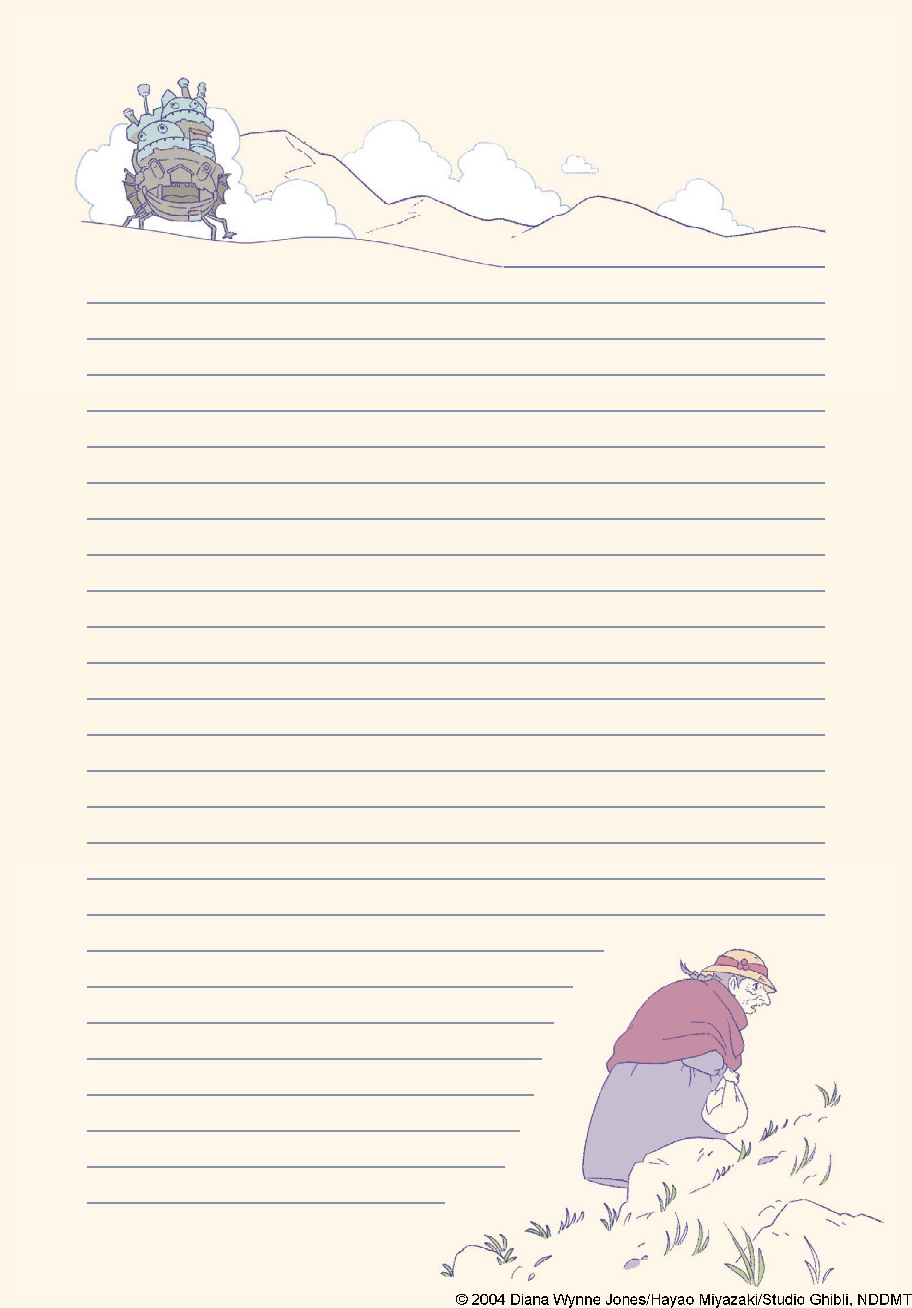 Studio Ghibli® Howl's Moving Castle Stationery Set