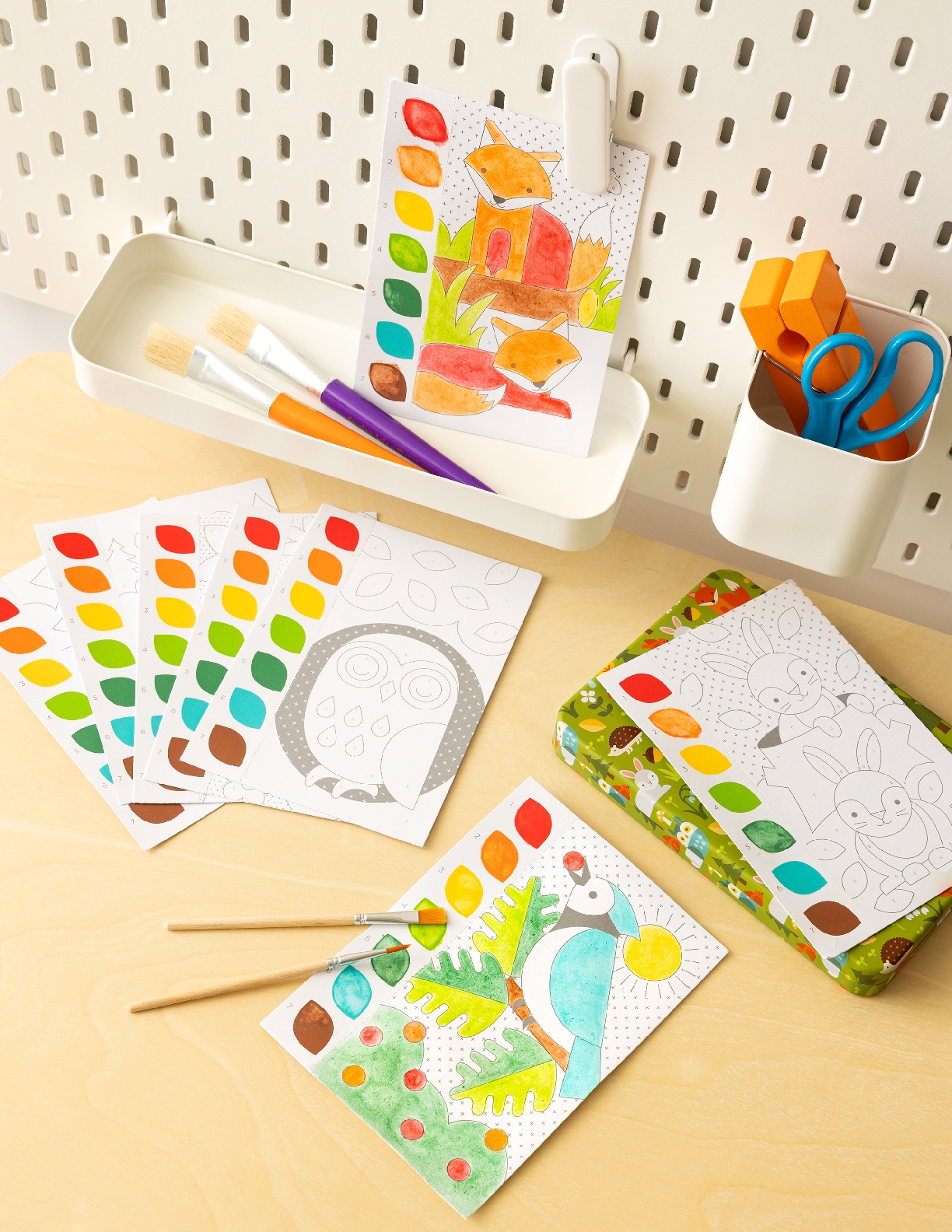 Paint by Numbers: Woodland