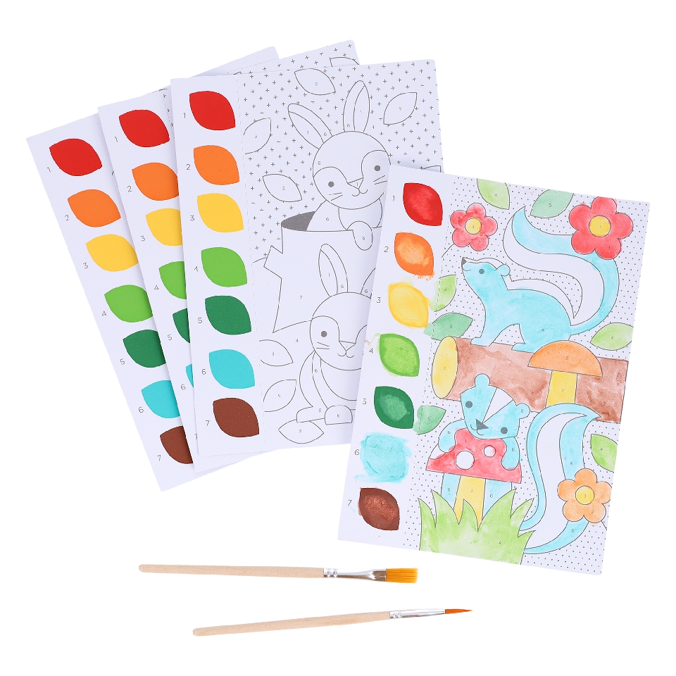 Paint by Numbers: Woodland