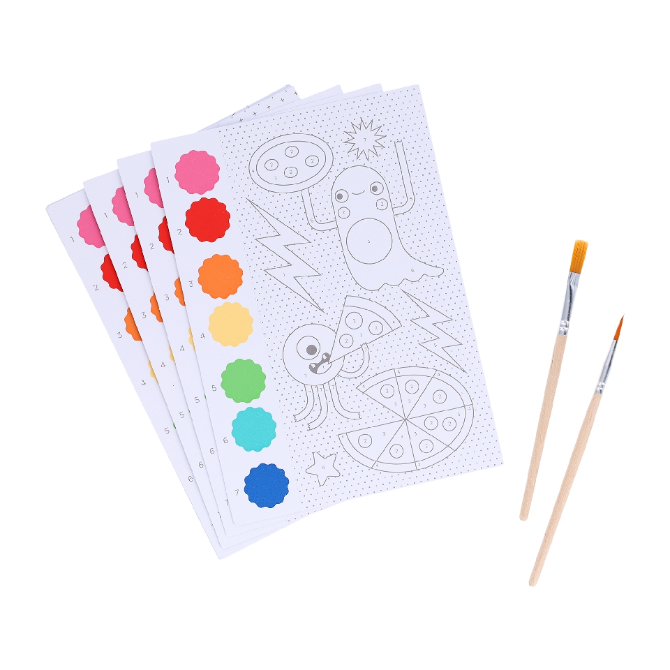 Paint by Numbers: Monsters