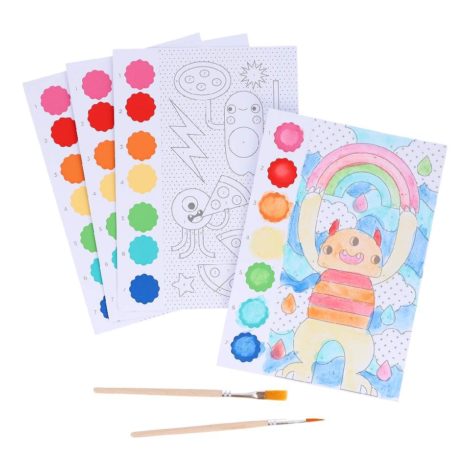 Paint by Numbers: Monsters