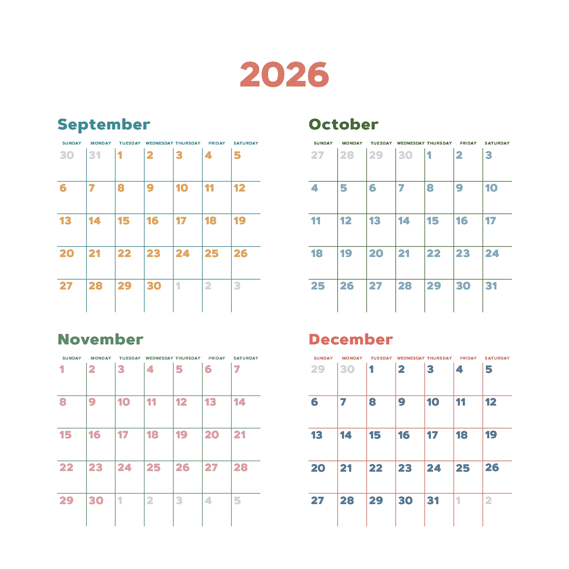 Catffirmations 2027 Wall Calendar