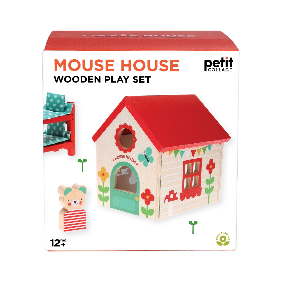 Mouse House Wooden Play Set