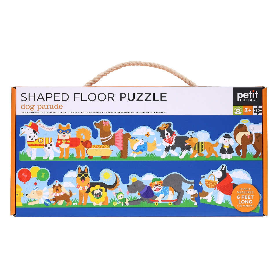 Dog Parade Shaped Floor Puzzle