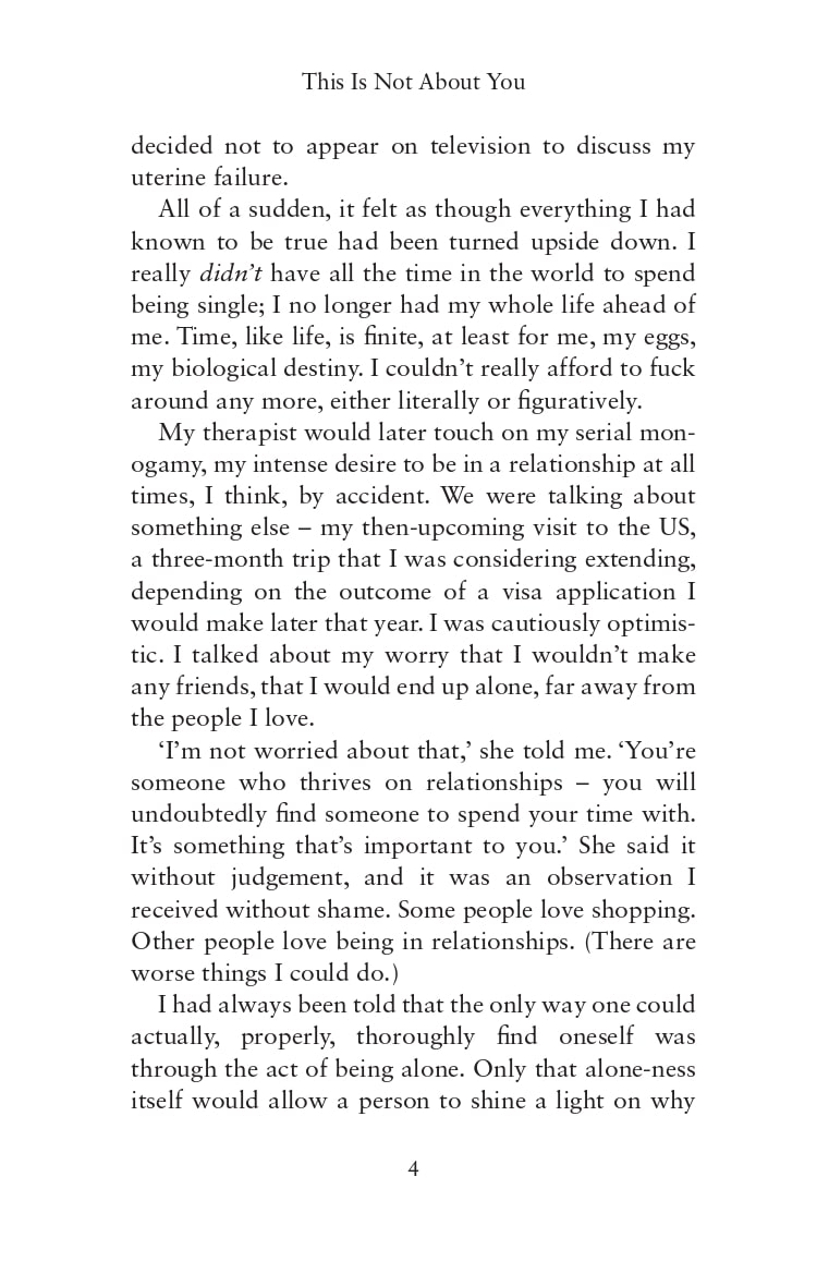 This Is Not About You