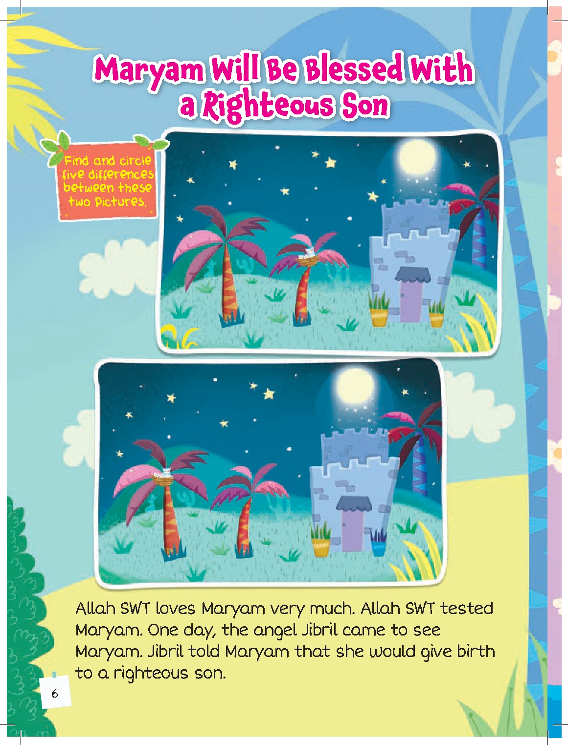 Prophet Isa A Special Baby Activity Book