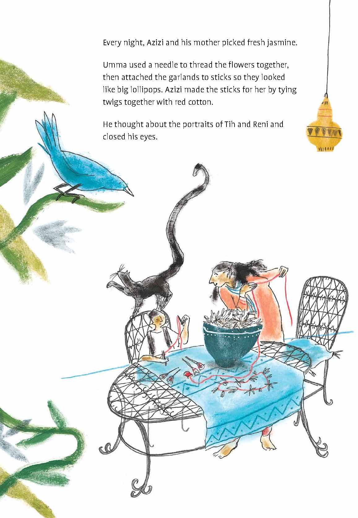 Azizi and the Little Blue Bird