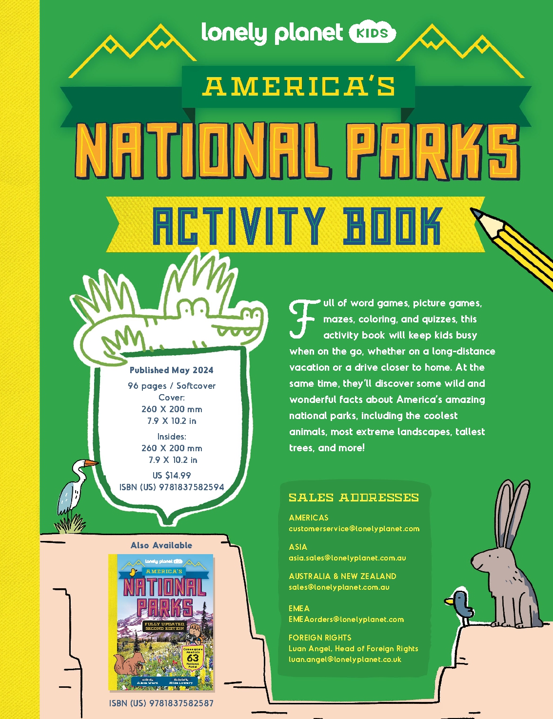 America's National Parks Activity Book 1