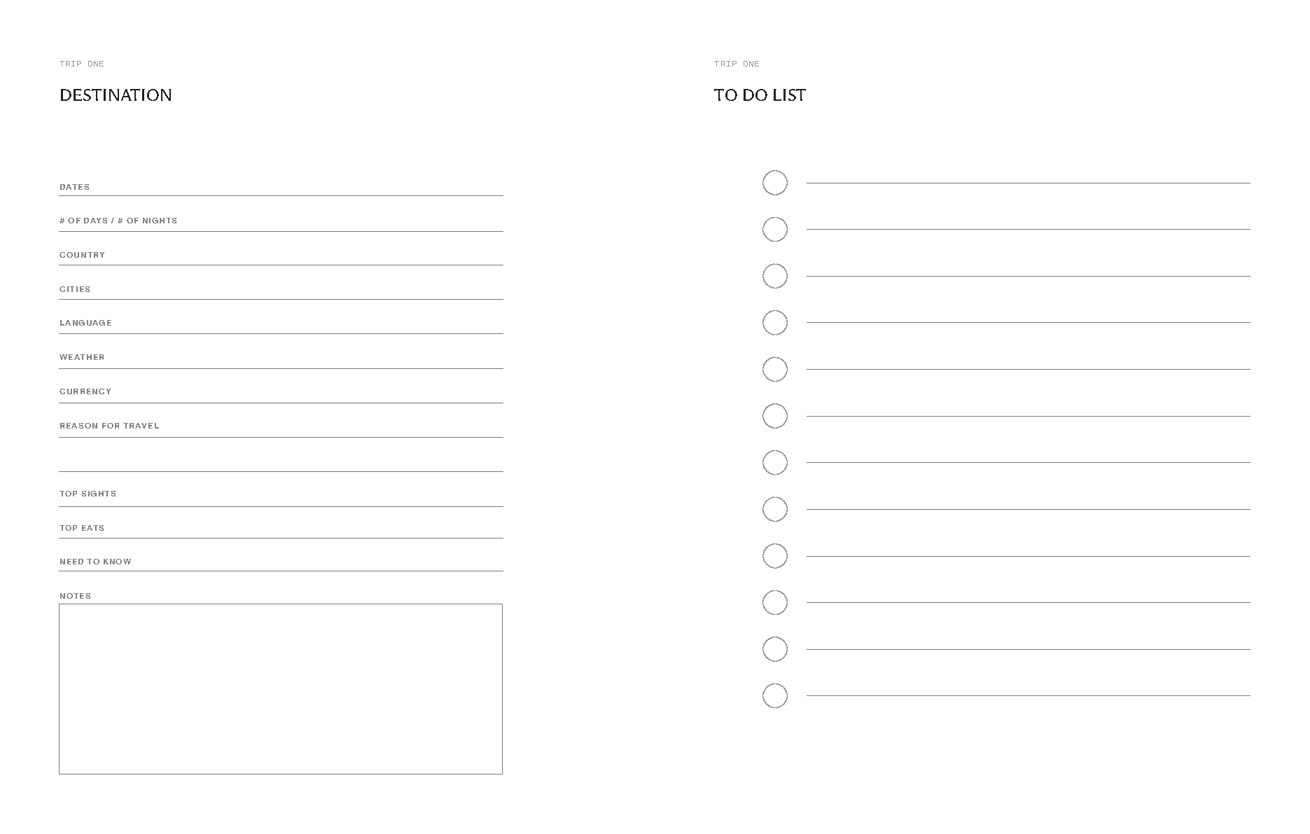 Lonely Planet's Travel Journal: Blue