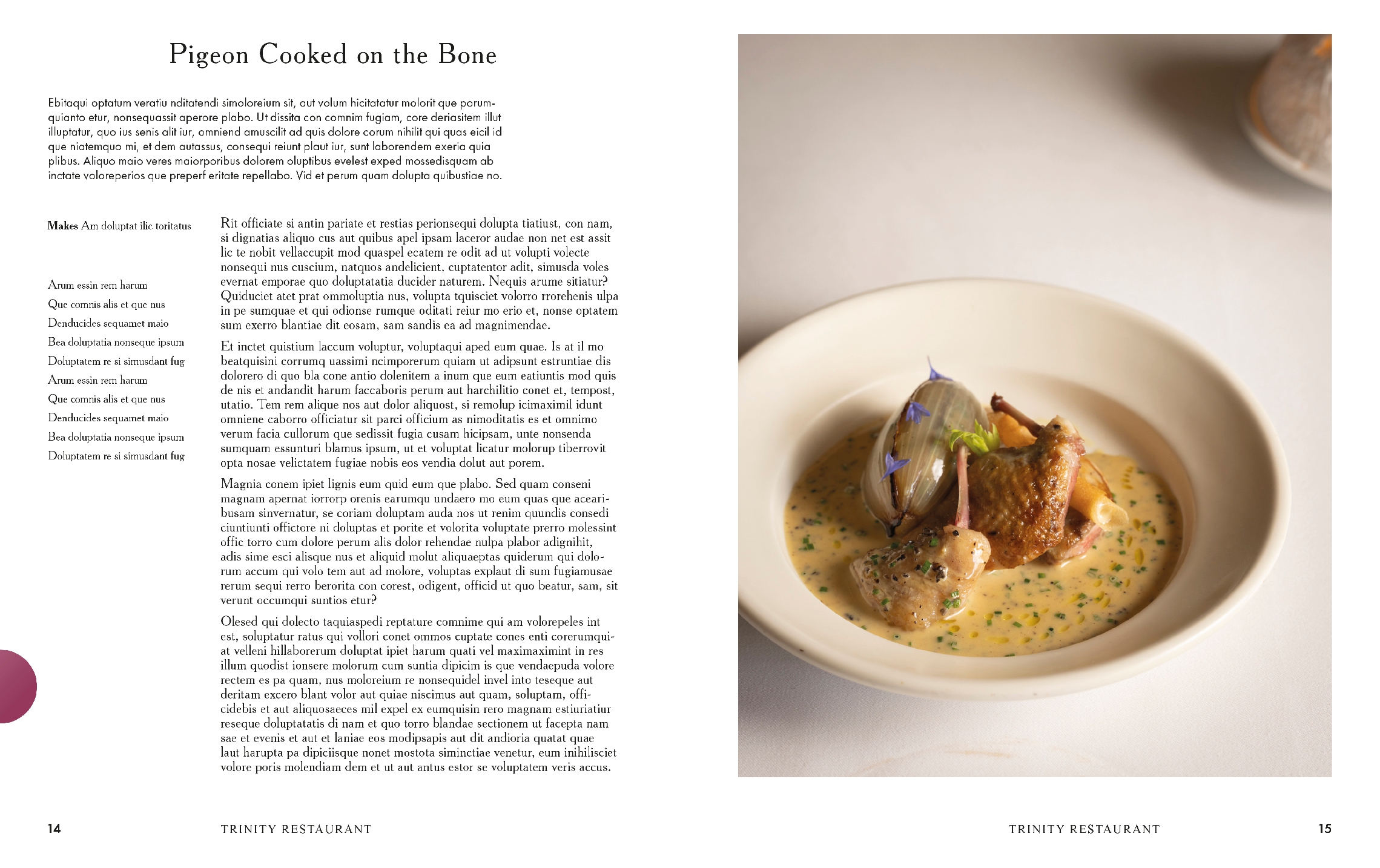 Trinity: The Cookbook