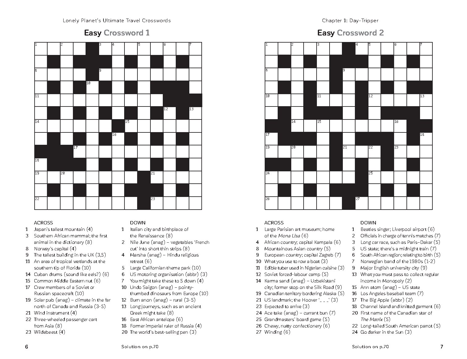 Lonely Planet's Ultimate Travel Crosswords 1