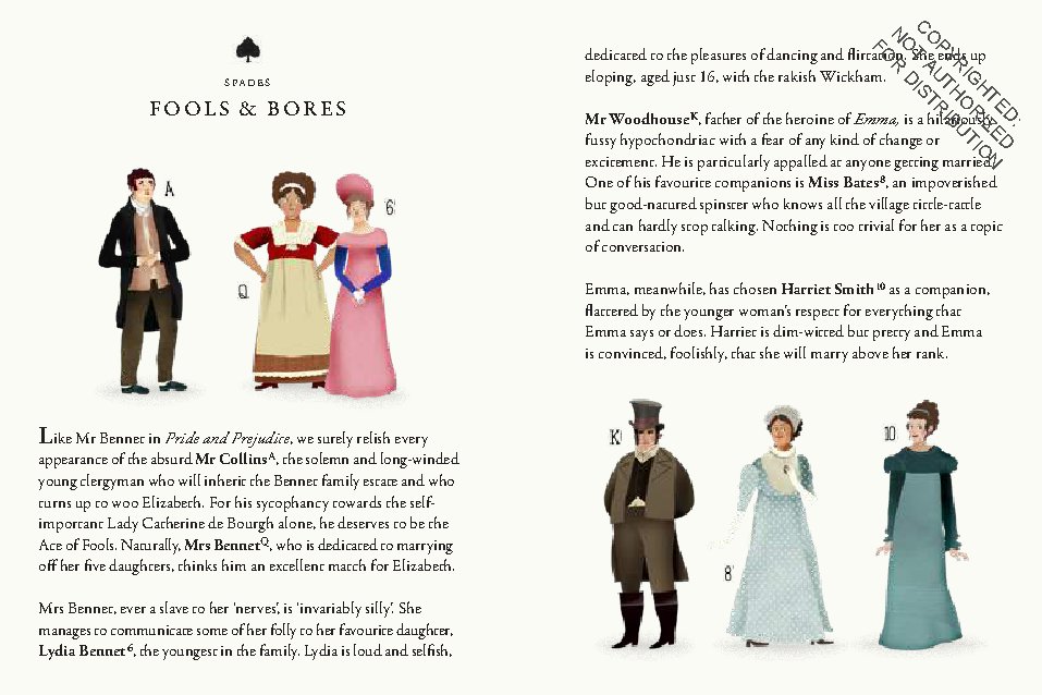 Jane Austen Playing Cards