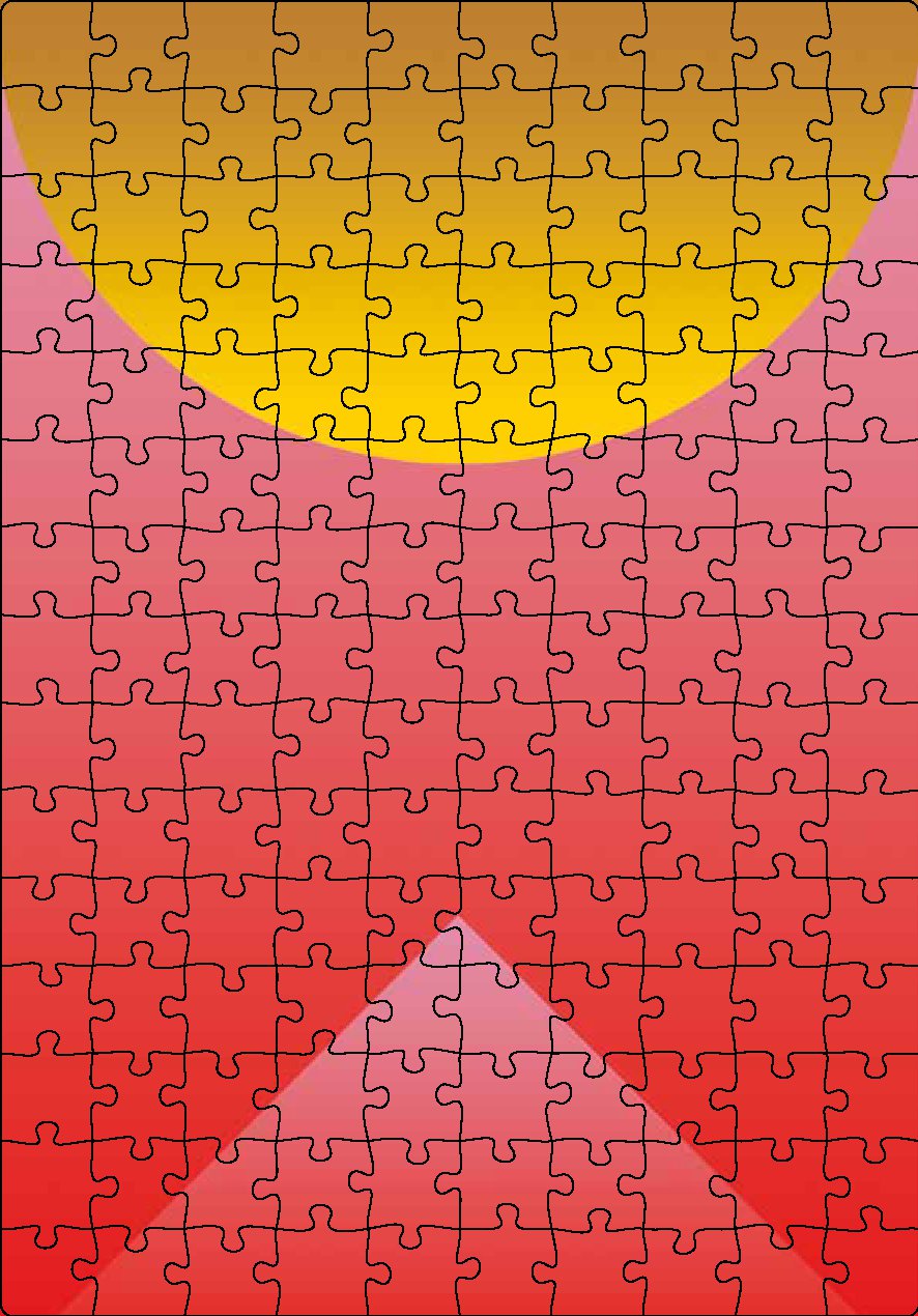 The Puzzle of Happiness: 150 Piece Little Gradient Jigsaw