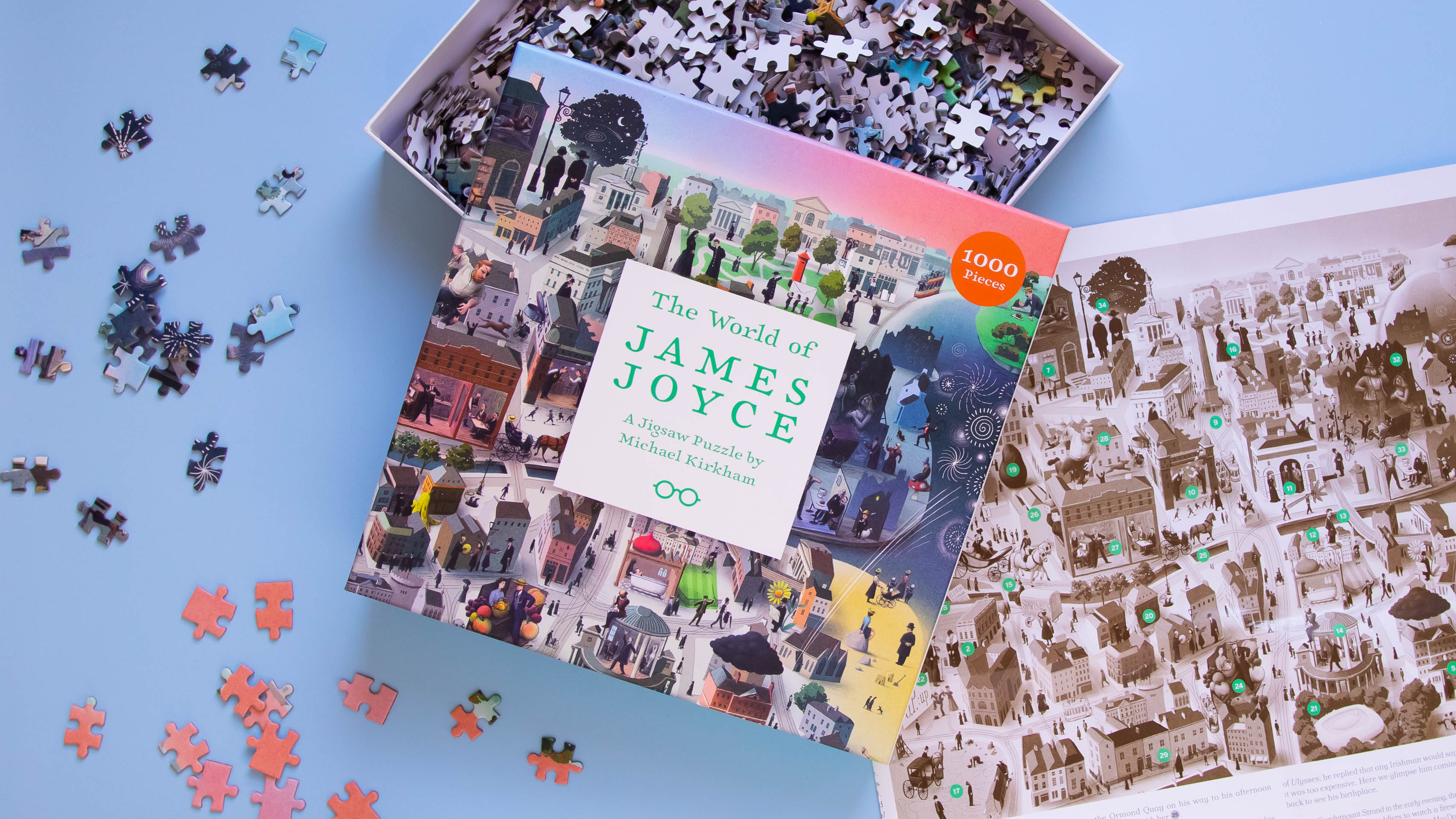 The World of James Joyce 1000 Piece Puzzle