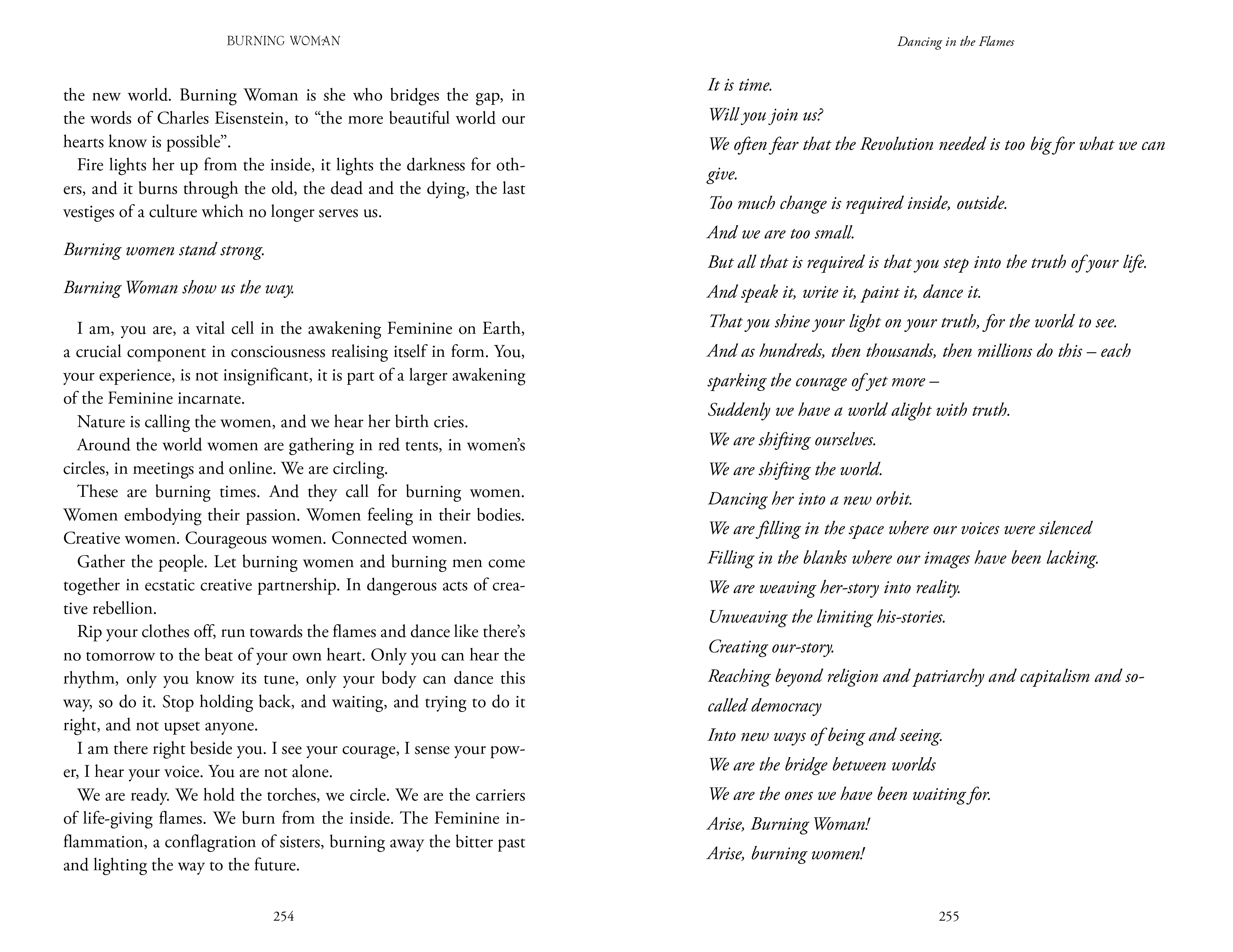 Burning Woman