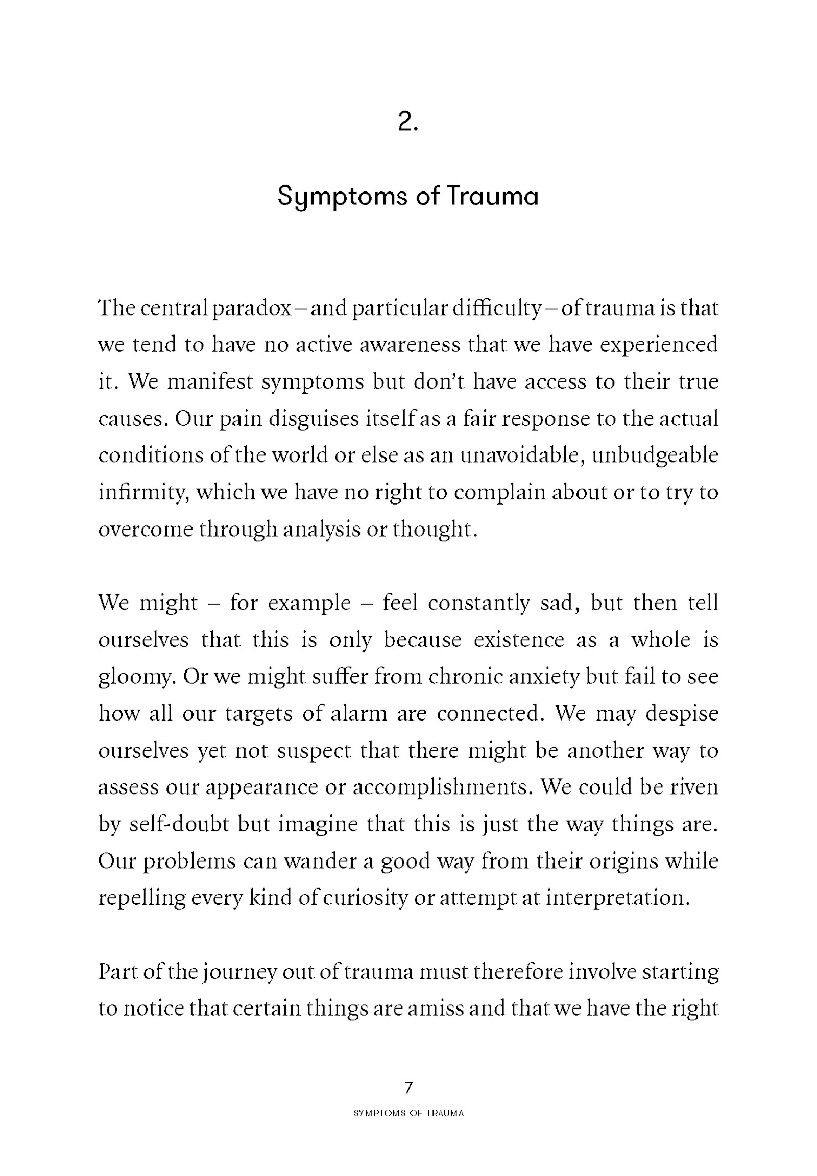 From Trauma to Healing