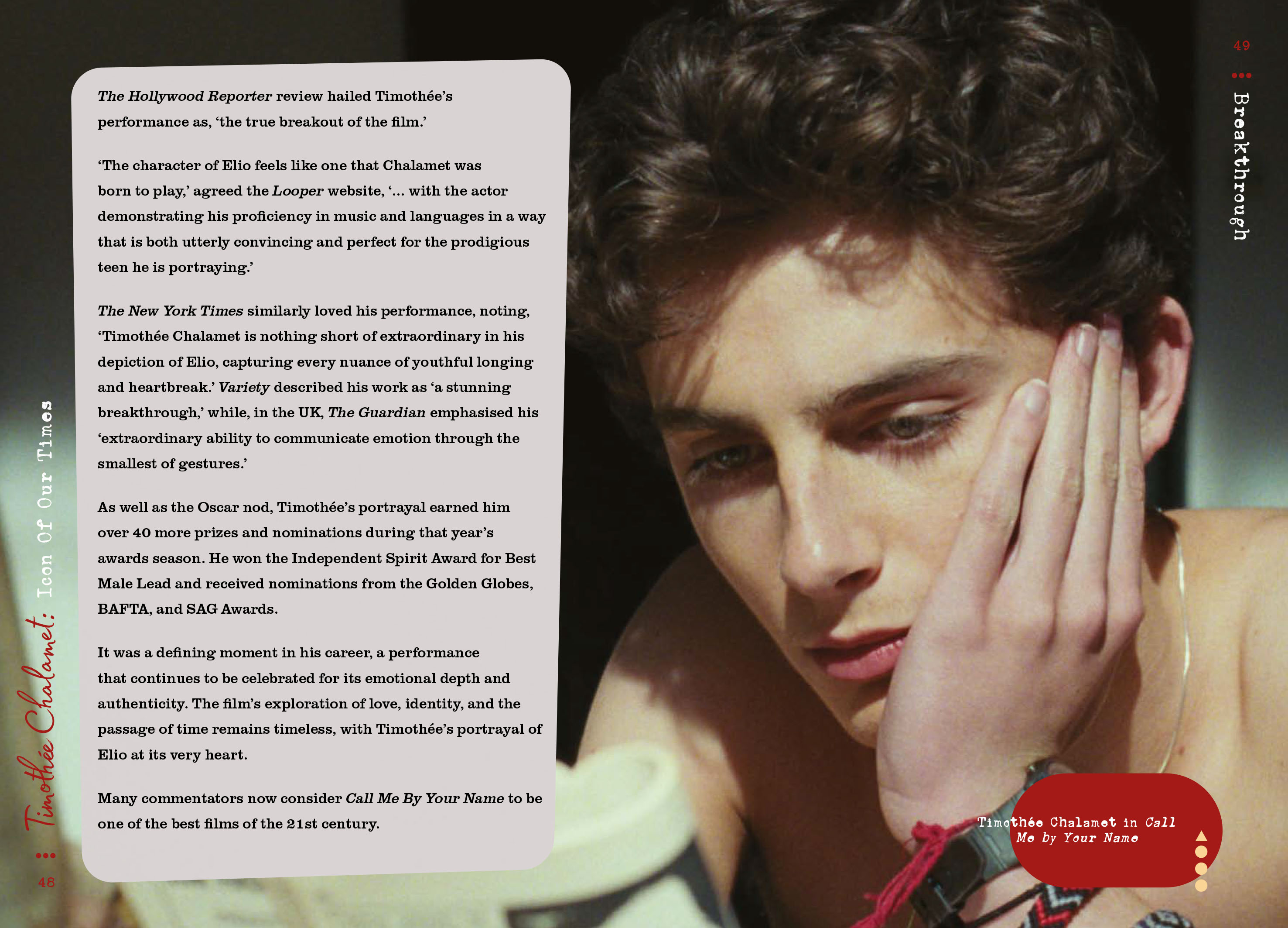 Timothée Chalamet - Icon of our Times