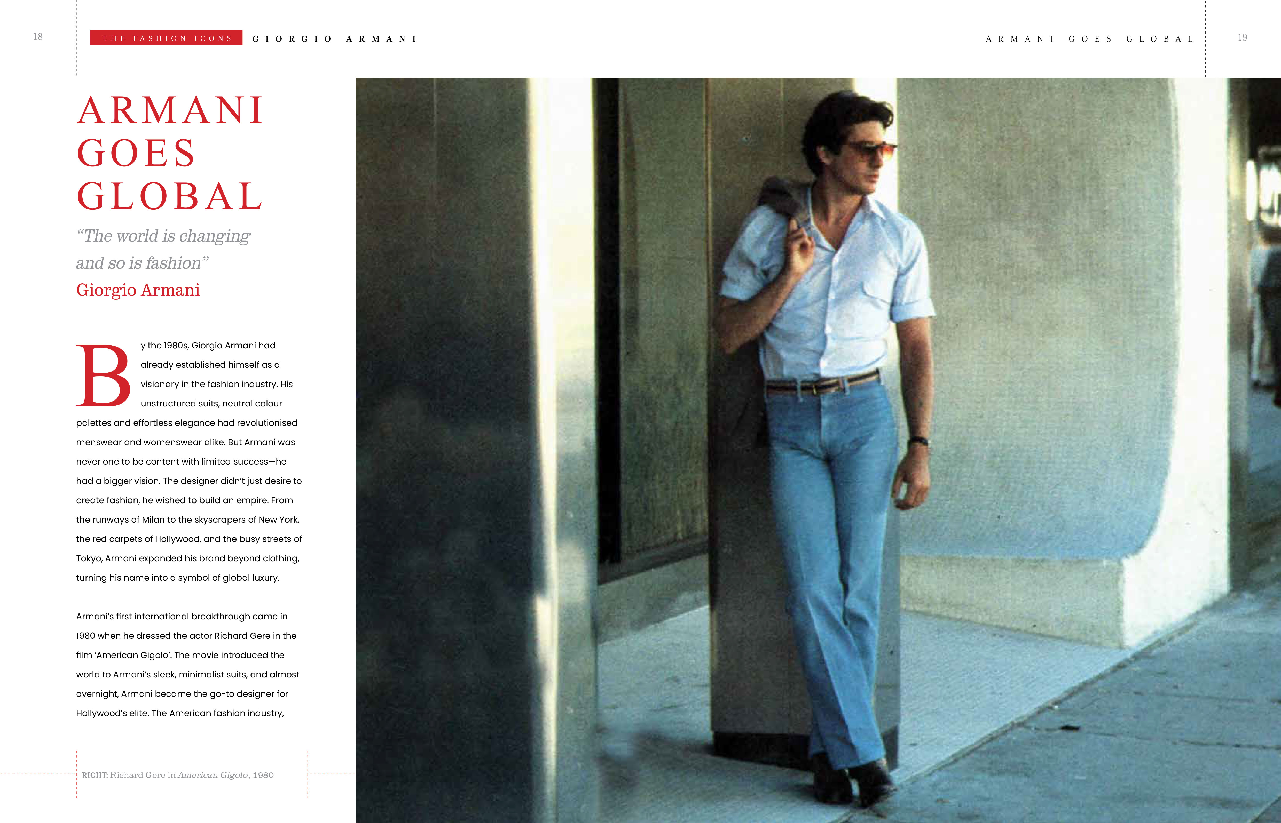 Armani - The Fashion Icons