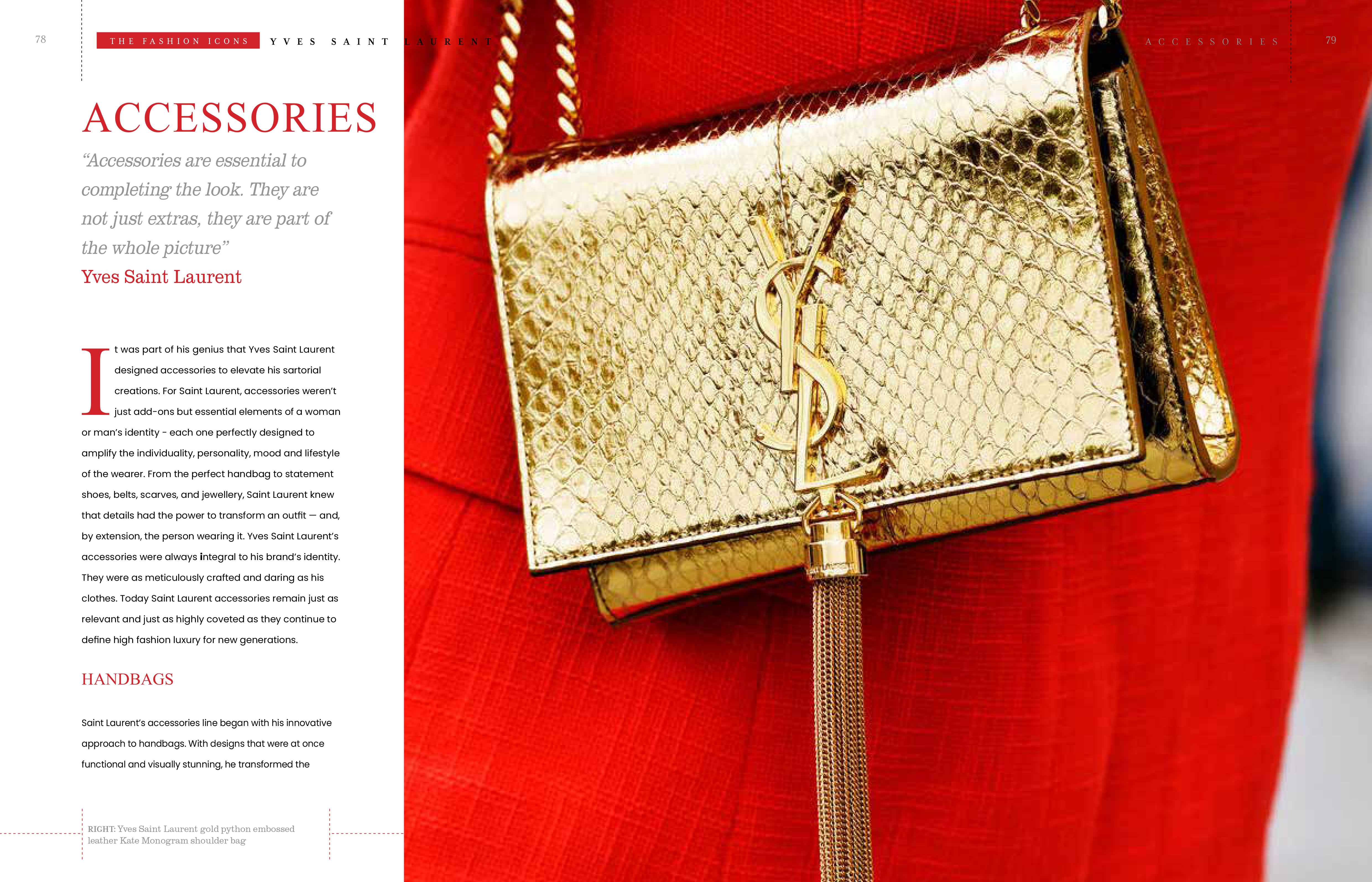 Yves Saint Laurent: Fashion Icons