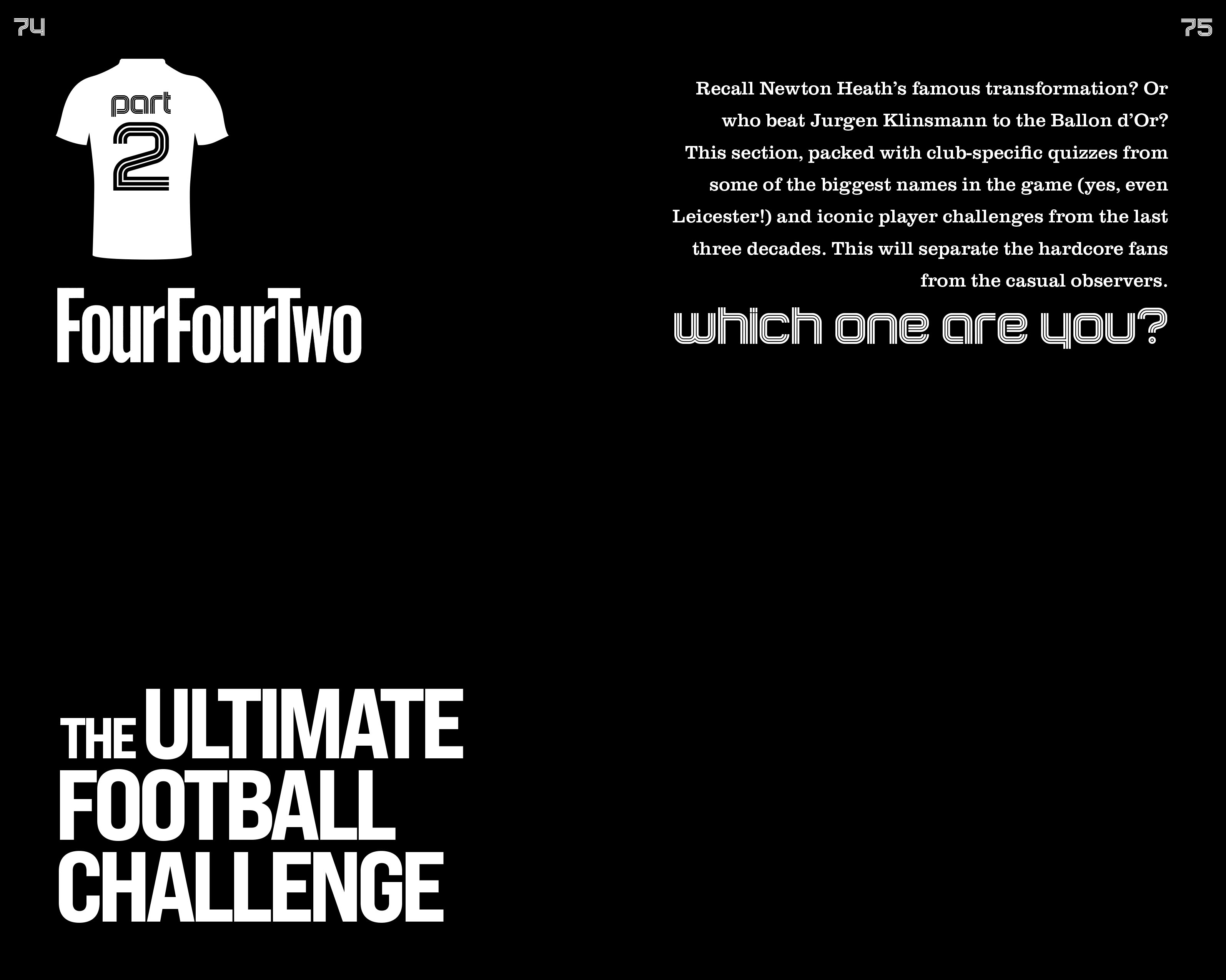 The Ultimate FourFourTwo Football Quiz Book
