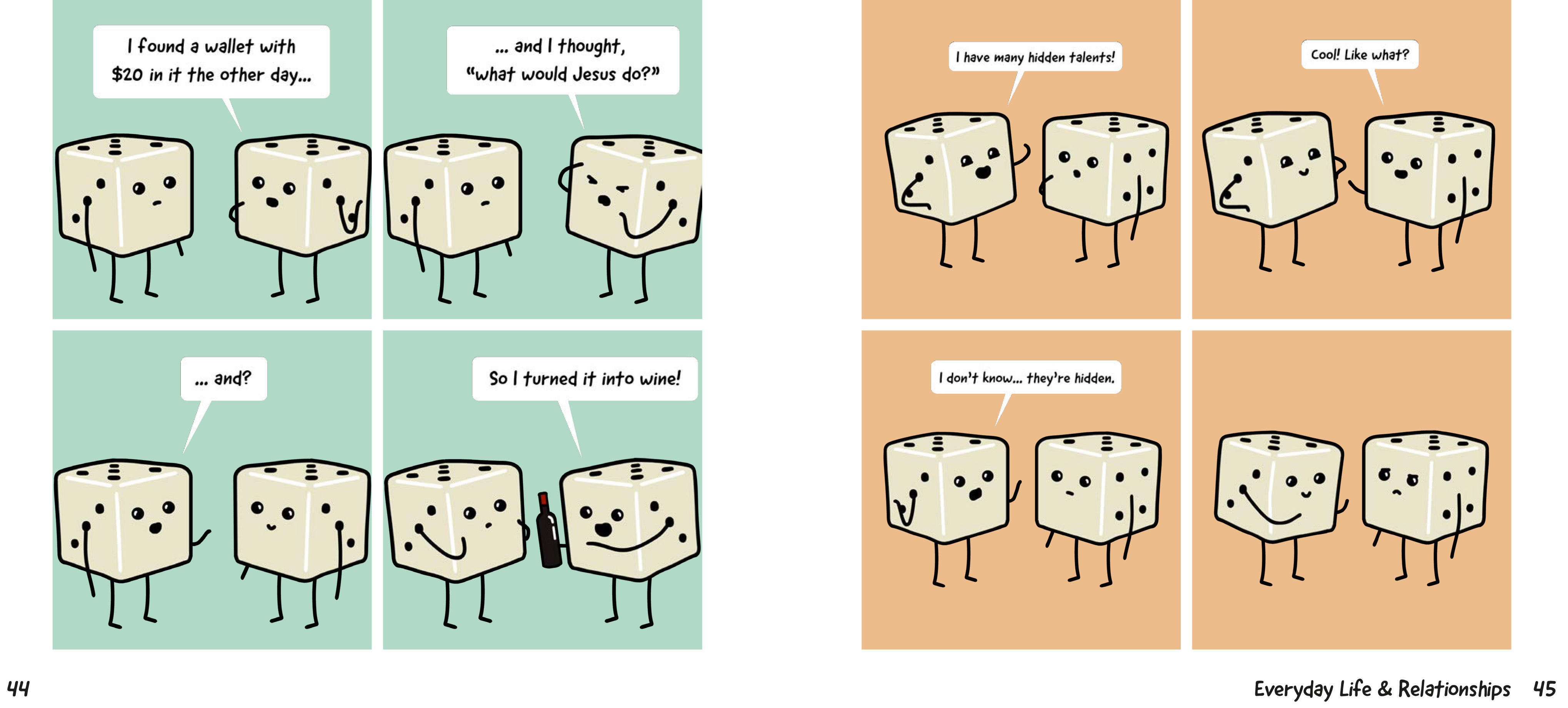 Tiny Dice Buddies - On a Roll: Puns, Jokes and Dicey Shenanigans Comics Collection