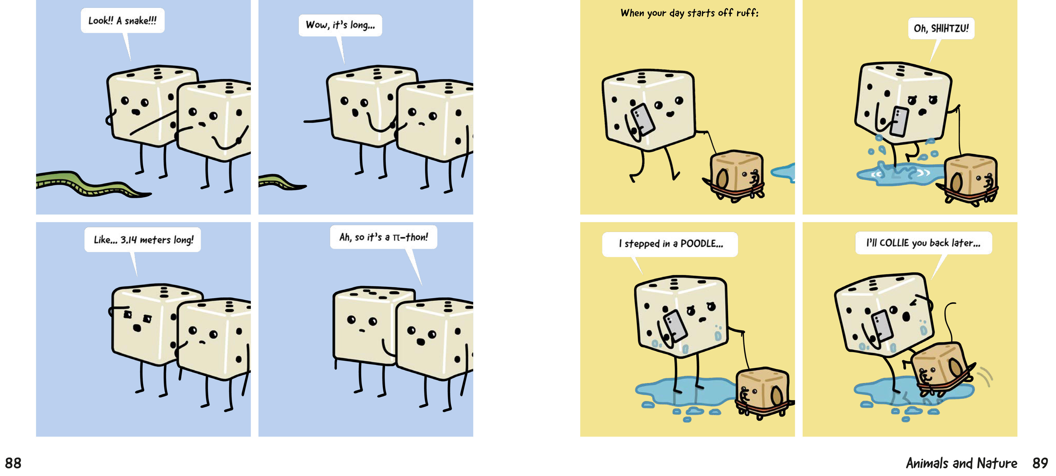 Tiny Dice Buddies - On a Roll: Puns, Jokes and Dicey Shenanigans Comics Collection