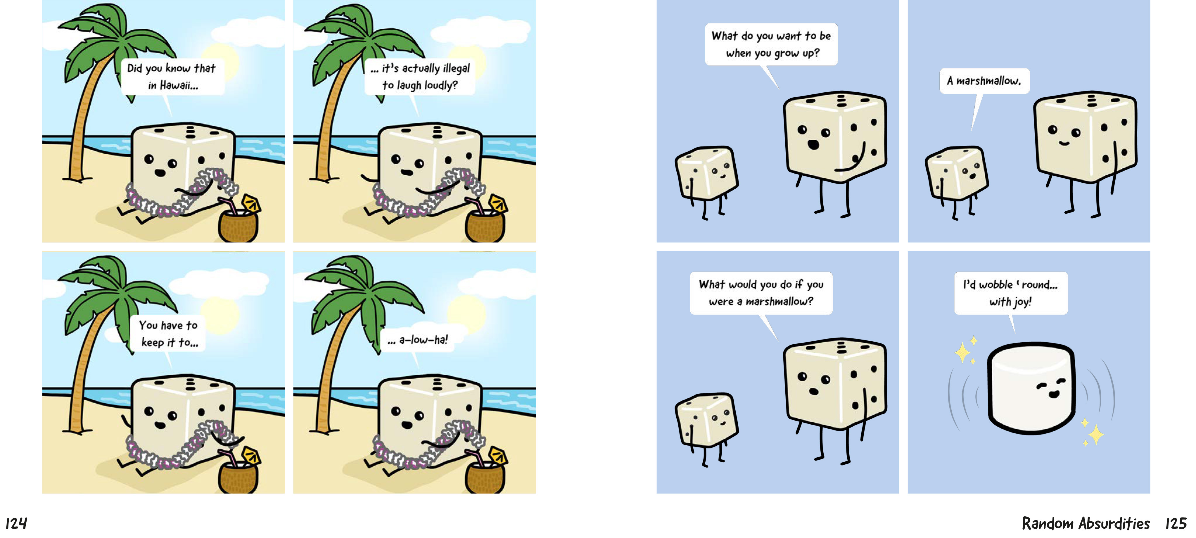 Tiny Dice Buddies - On a Roll: Puns, Jokes and Dicey Shenanigans Comics Collection