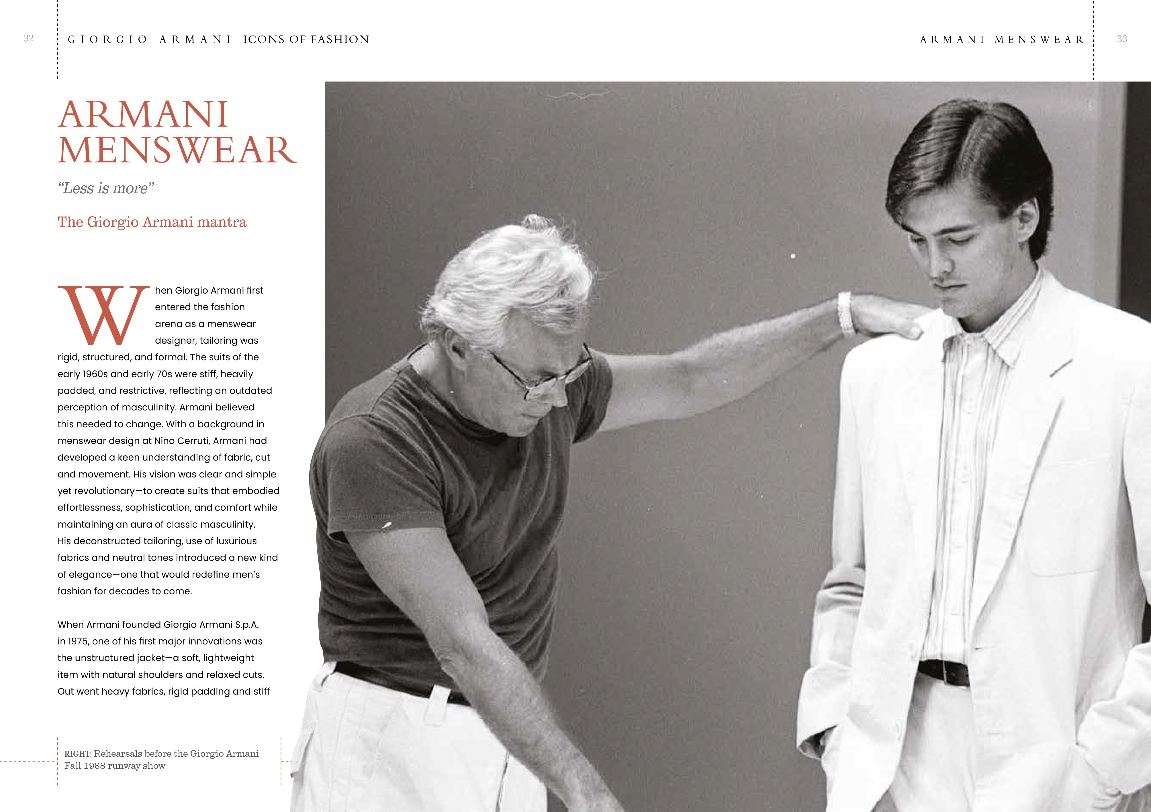 Giorgio Armani: Icons of Fashion