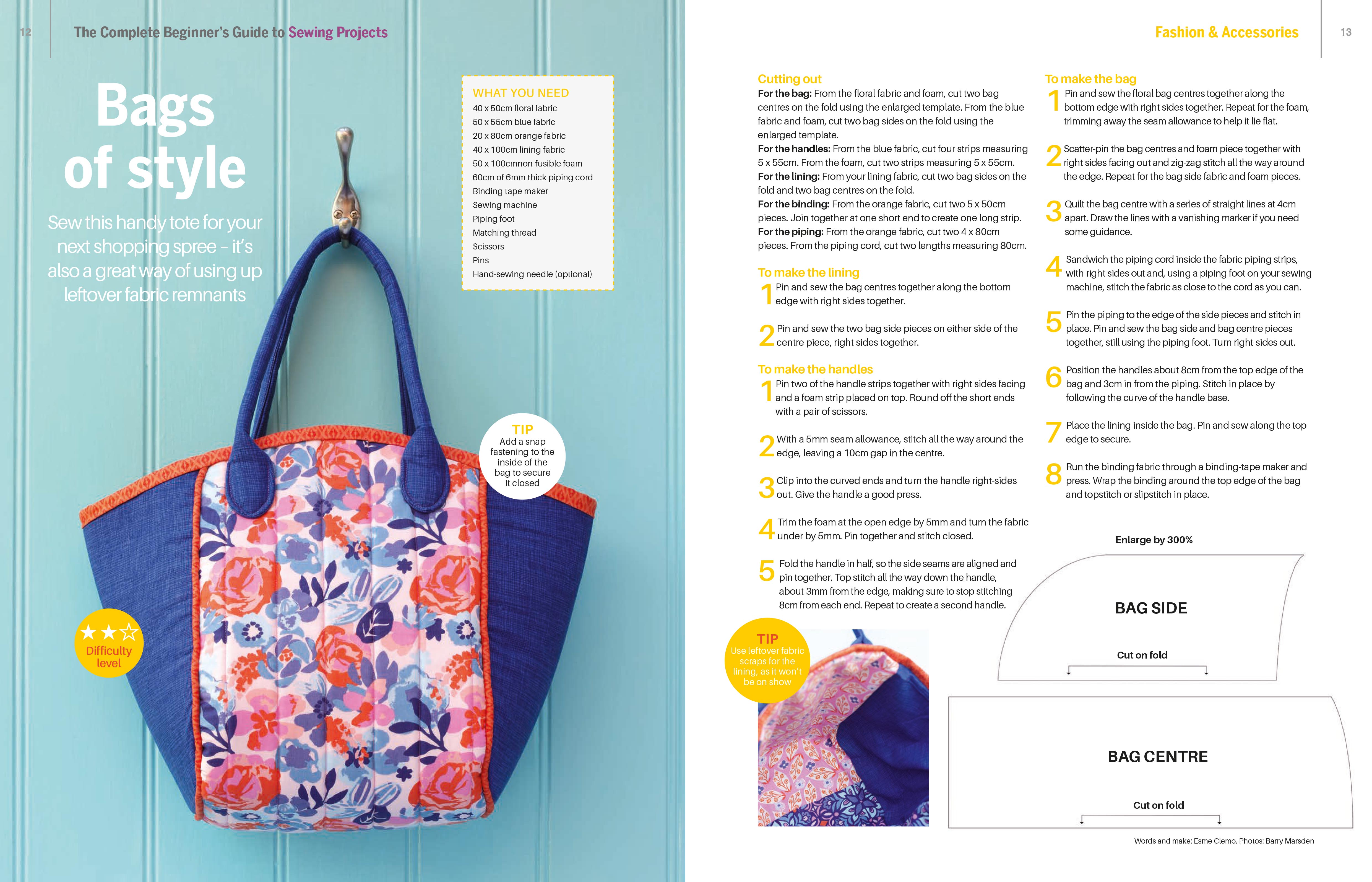 The Complete Beginner's Guide to Sewing Projects