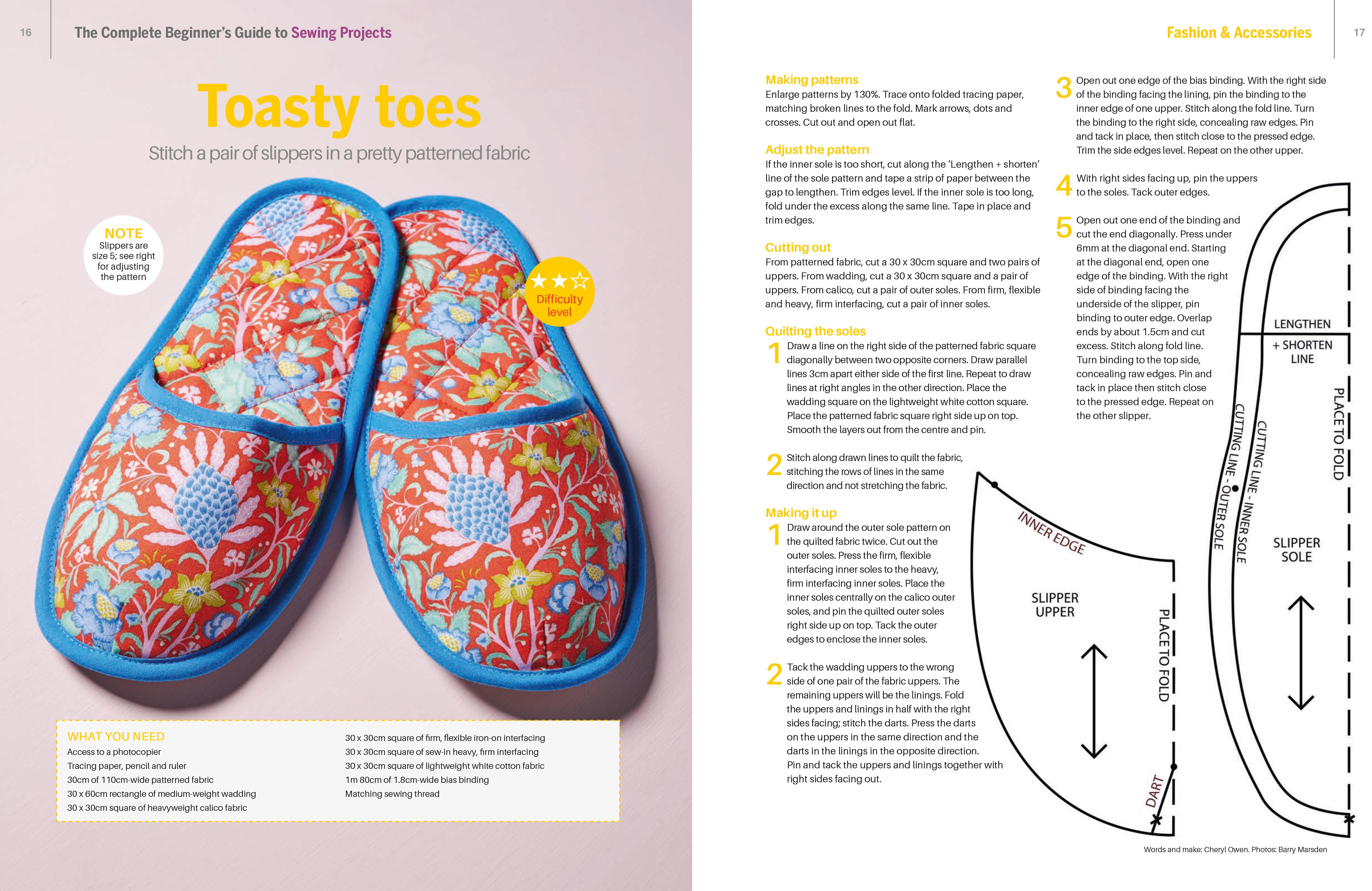 The Complete Beginner's Guide to Sewing Projects