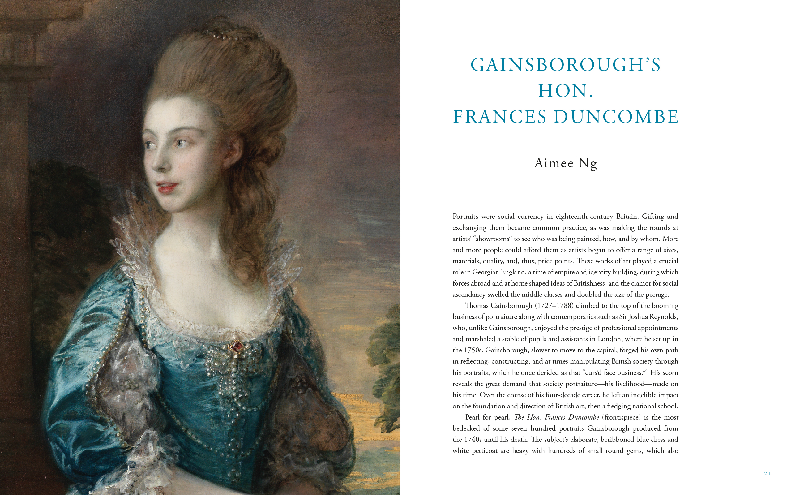 Gainsborough's Hon. Frances Duncombe
